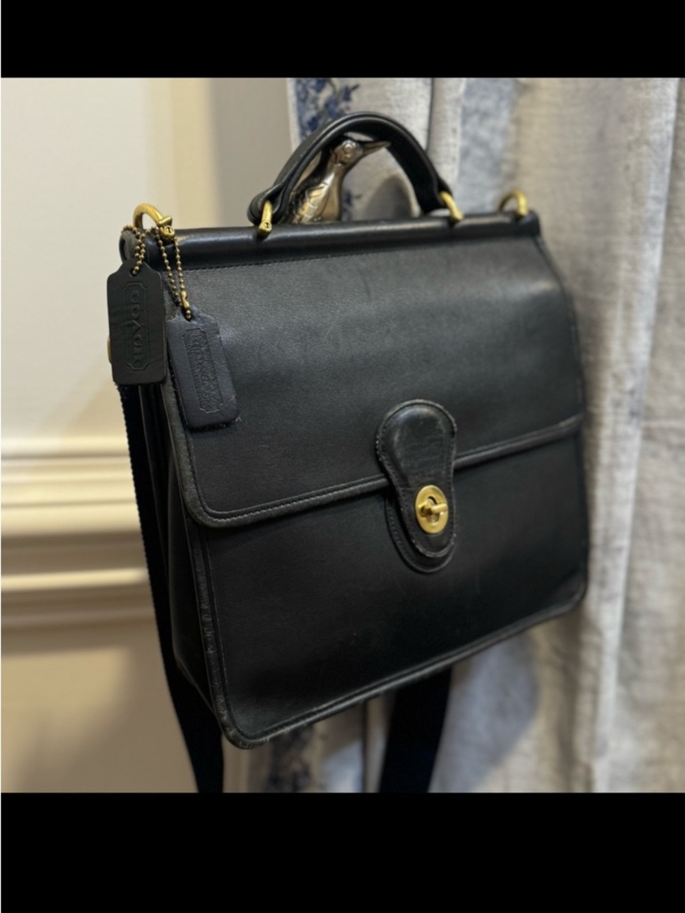 COACH Old Coach Willis Bag 9927 Handbag Shoulder Bag  Leather Vintage